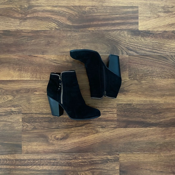 Limelight | Black Suede Ankle Boots - Picture 1 of 5